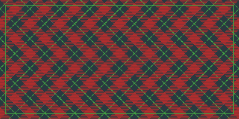 Vinylteppich Vintage Schottischer tartan - TenStickers