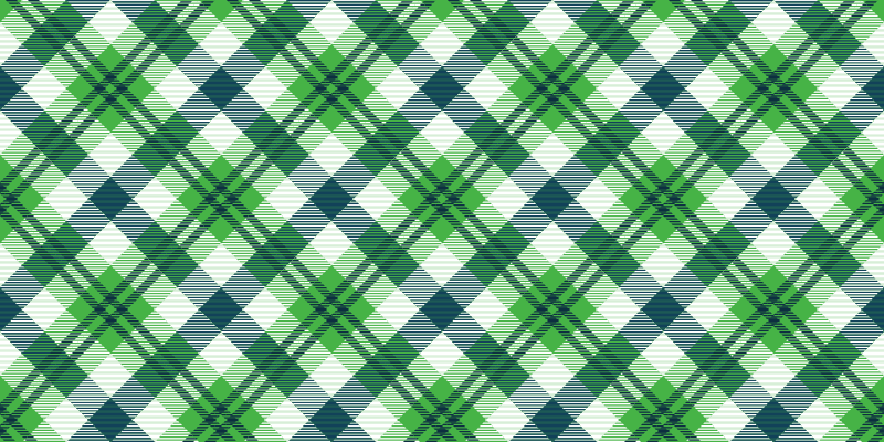 Vinylteppich Vintage Grüner und blauer schottischer tartan - TenStickers