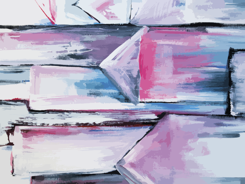 Vinyl Teppich Imitation Struktur abstrakte farbschichten - TenStickers