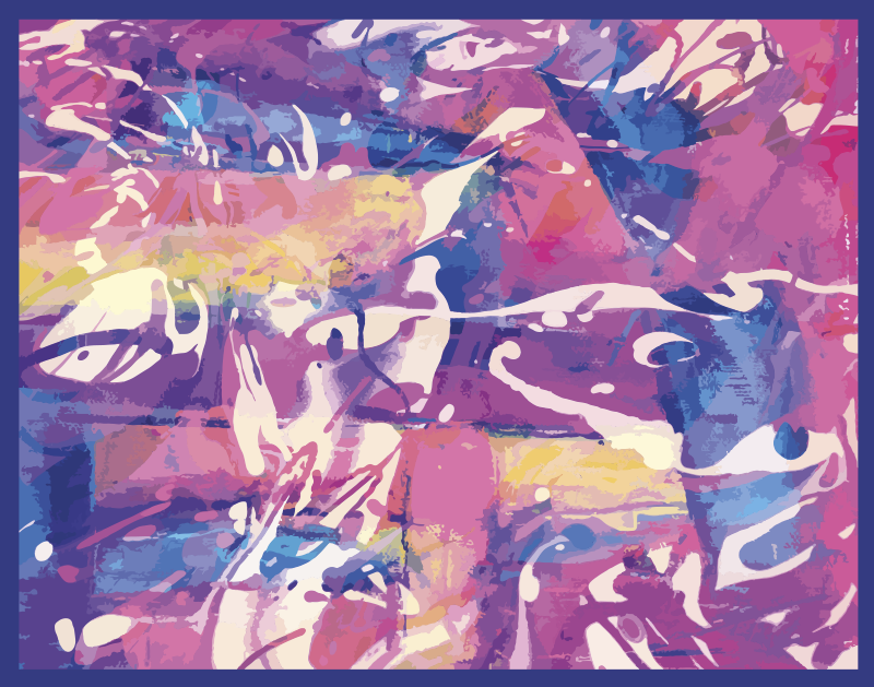 Vinyl Teppich Imitation Struktur bunter abstrakter wirbel - TenStickers