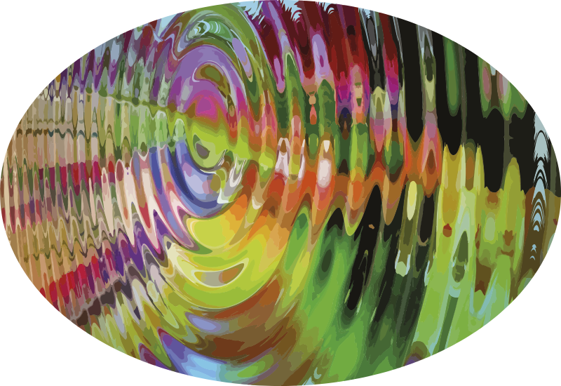 Vinylteppich modern Konzentrisch mehrfarbig - TenStickers