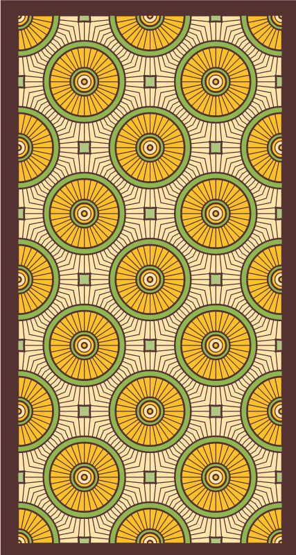 Vinylteppich Mosaik Tabriz teppich - TenStickers