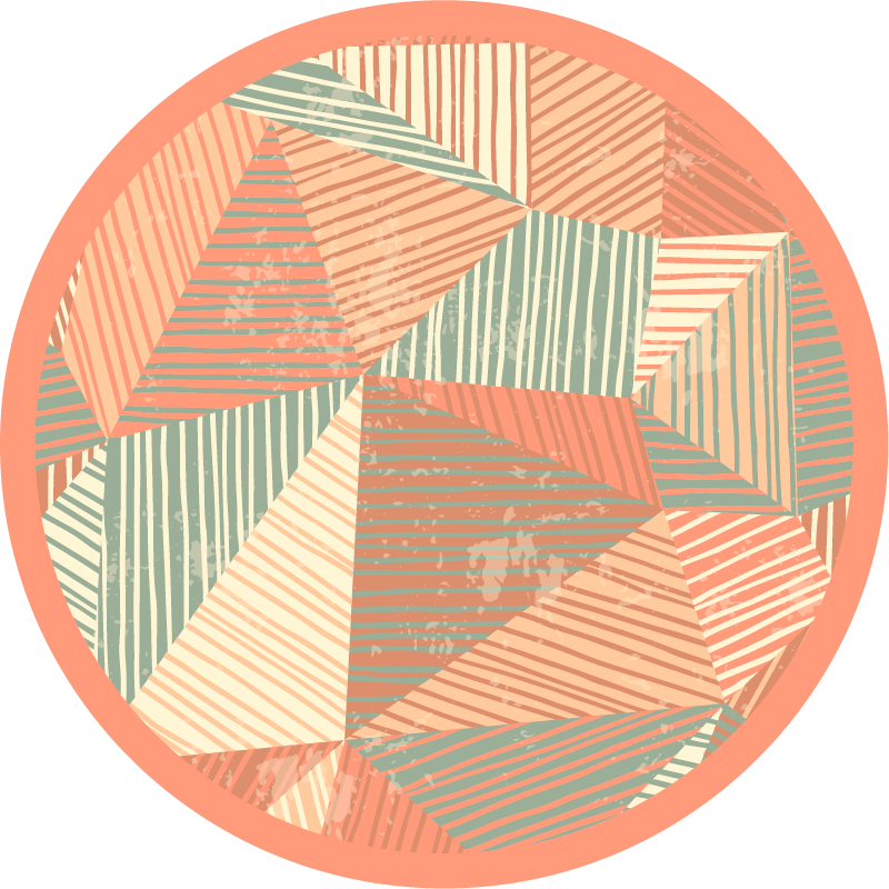 Vinylteppich modern Geometrische Formen! - TenStickers