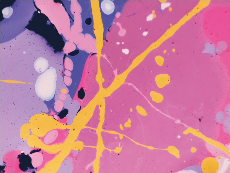 Vinyl Teppich Textur bunte abstrakte spritzer - TenStickers