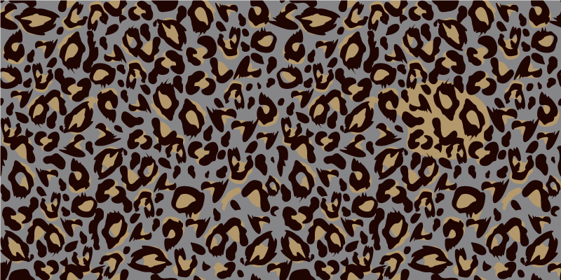 Vinylteppich Animal Print Leopardmuster! - TenStickers