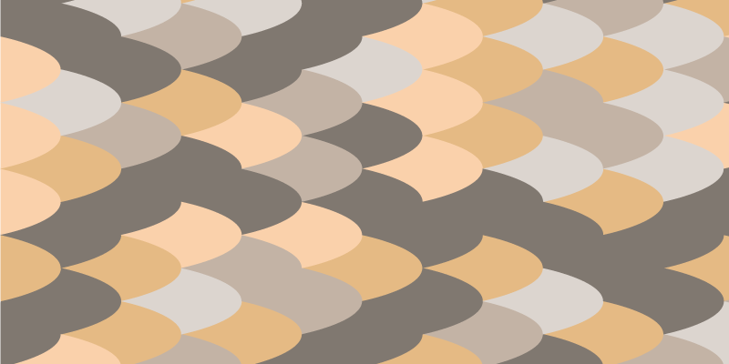 Vinylteppich Streifen dezentes wellenmuster - TenStickers