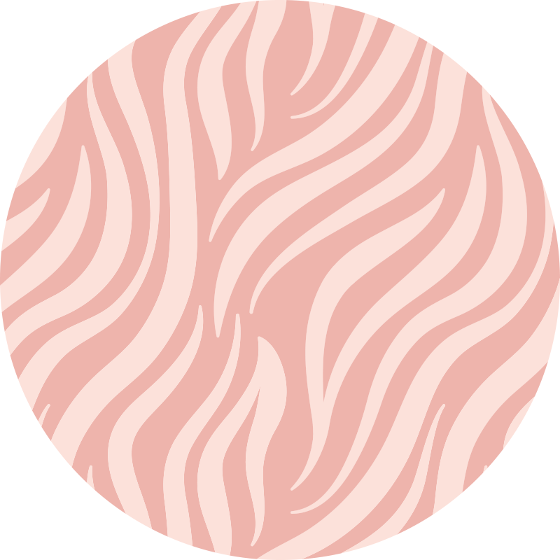 Vinyl teppich tiermuster elegante zebrastripes - TenStickers