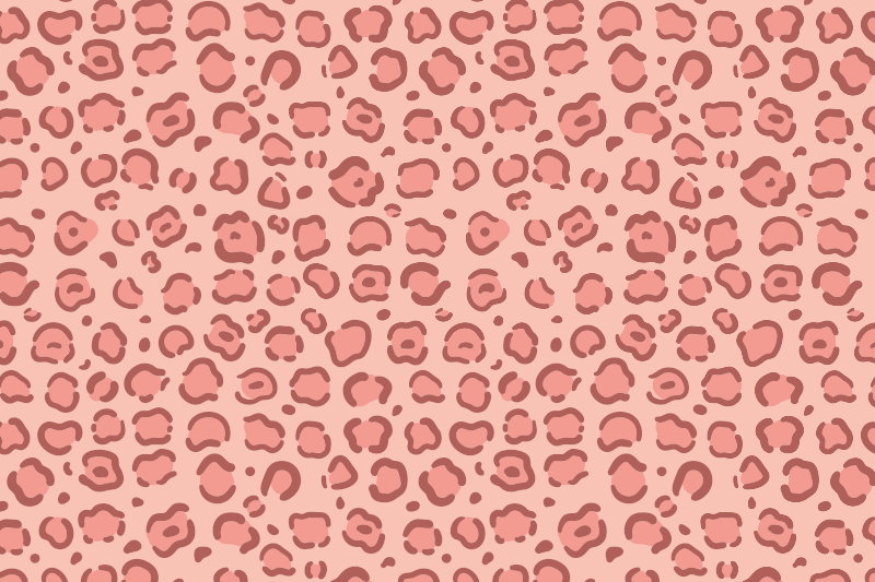 Vinyl Teppich Tiermuster leopardenpunkte - TenStickers