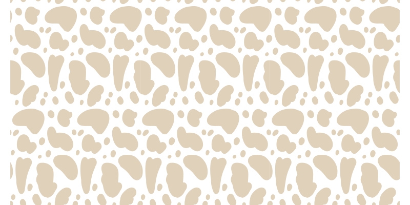 Vinyl Teppich Tiermuster beige giraffenflecken - TenStickers