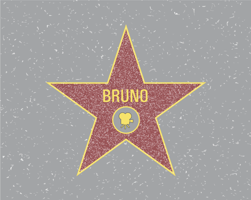 Vinyl Teppich mit Namen sternerkennung - TenStickers