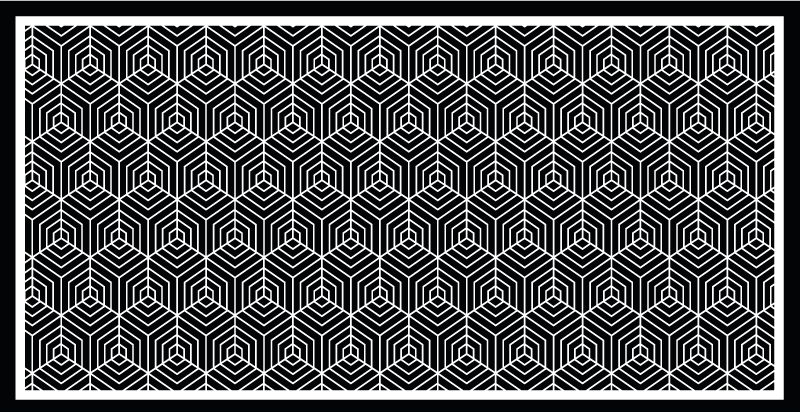 Vinylteppich Mosaik Minimalistischer mosaik-vinylteppich - TenStickers