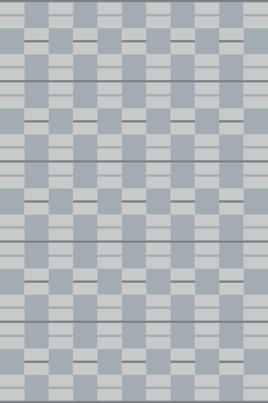 Vinyl Teppich Wohnzimmer grau gemusterte quadrate - TenStickers