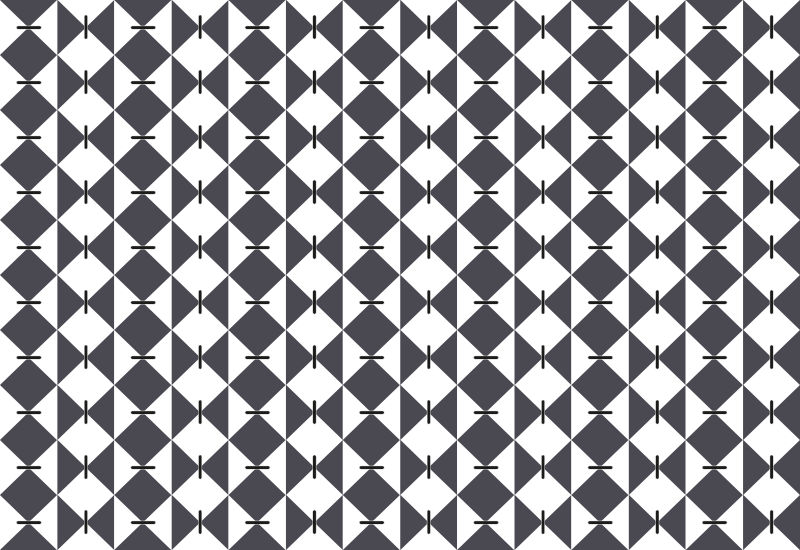 Vinylteppich nordisch Quadratische knoten - TenStickers