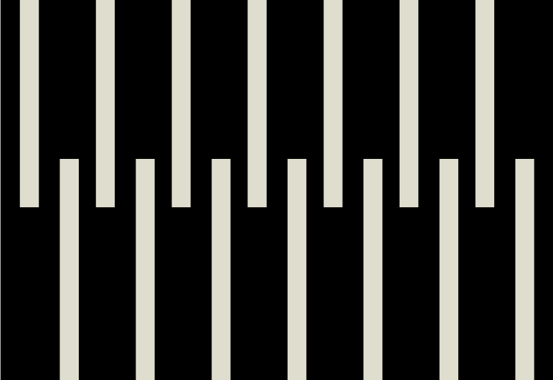 Vinyl Teppich Jugendzimmer stylisches streifendesign - TenStickers