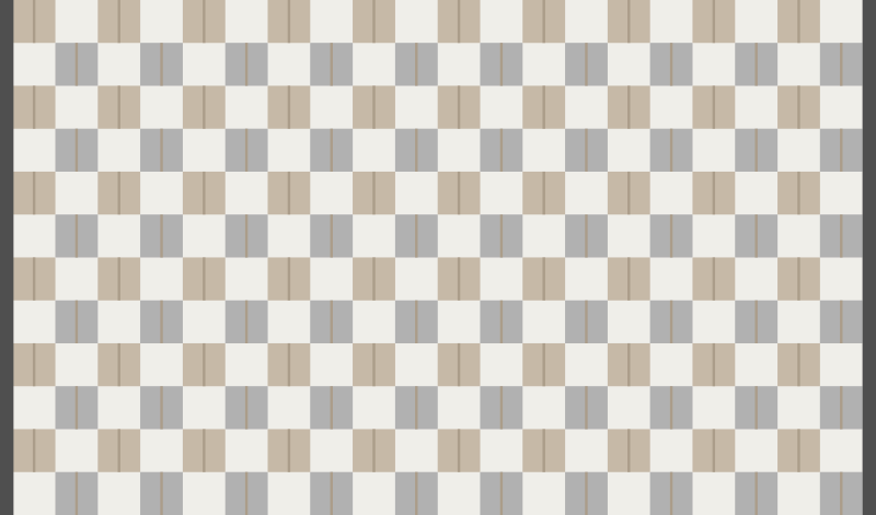 Vinyl Teppich geometrisch schachdruck - TenStickers