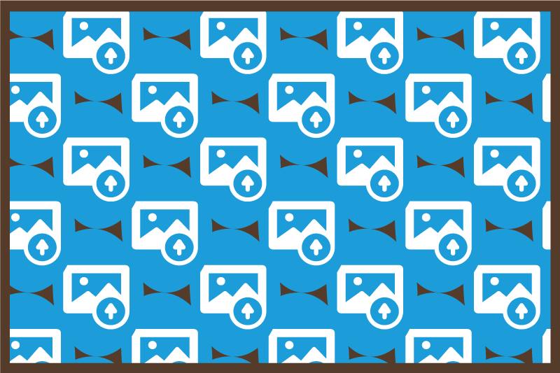 Vinyl Teppich mit Namen bildmuster - TenStickers