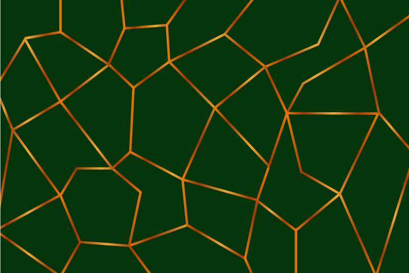 Vinyl Teppich Marmor grünes geometrisches muster - TenStickers