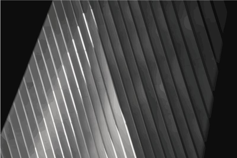 Vinylteppich Holzoptik glatte, gestreifte oberfläche - TenStickers