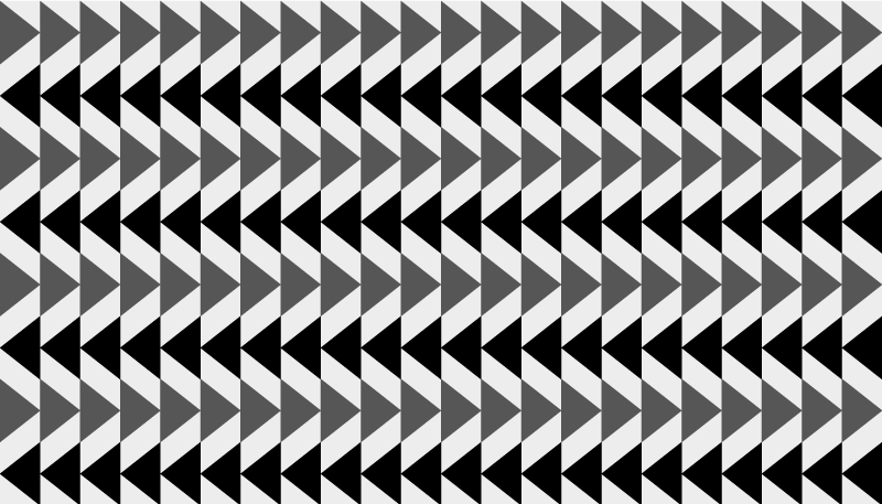 Vinyl Teppich geometrisch graues dreieckiges muster - TenStickers