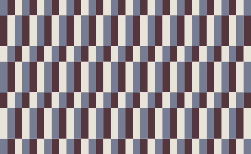 Vinylteppich Streifen farbblock - TenStickers