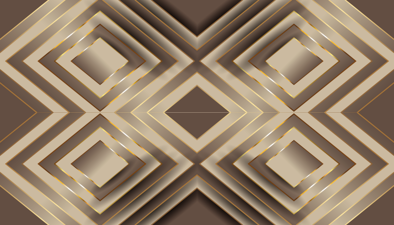 Vinyl Teppich Küche elegante geometrische komposition - TenStickers