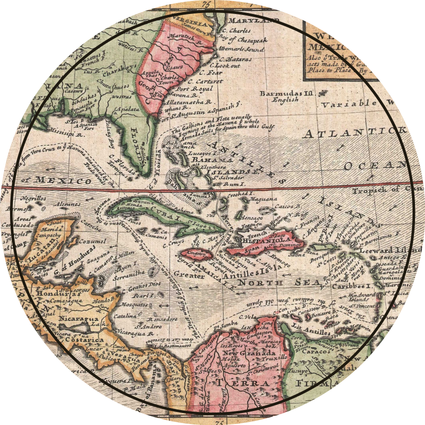 Vinyl Teppich Weltkarte antikes kartendesign - TenStickers