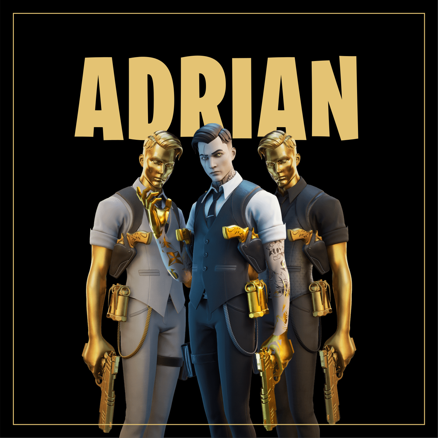 Vinyl teppich jugendzimmer mit individuellen triofiguren - TenStickers