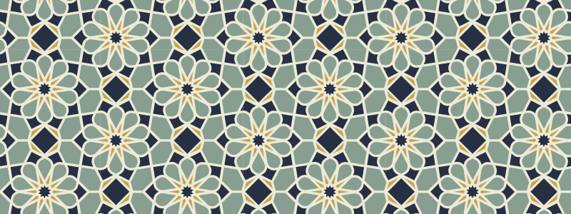 Vinylteppich Mosaik anspruchsvolles geometrisches motiv - TenStickers