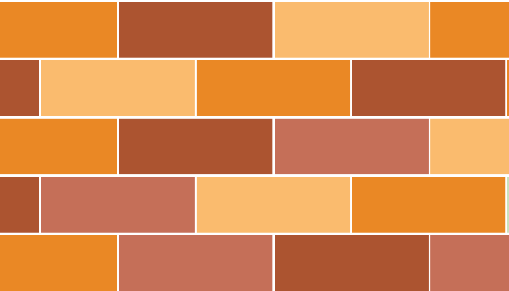 Orange fliesen boden teppich - TenStickers