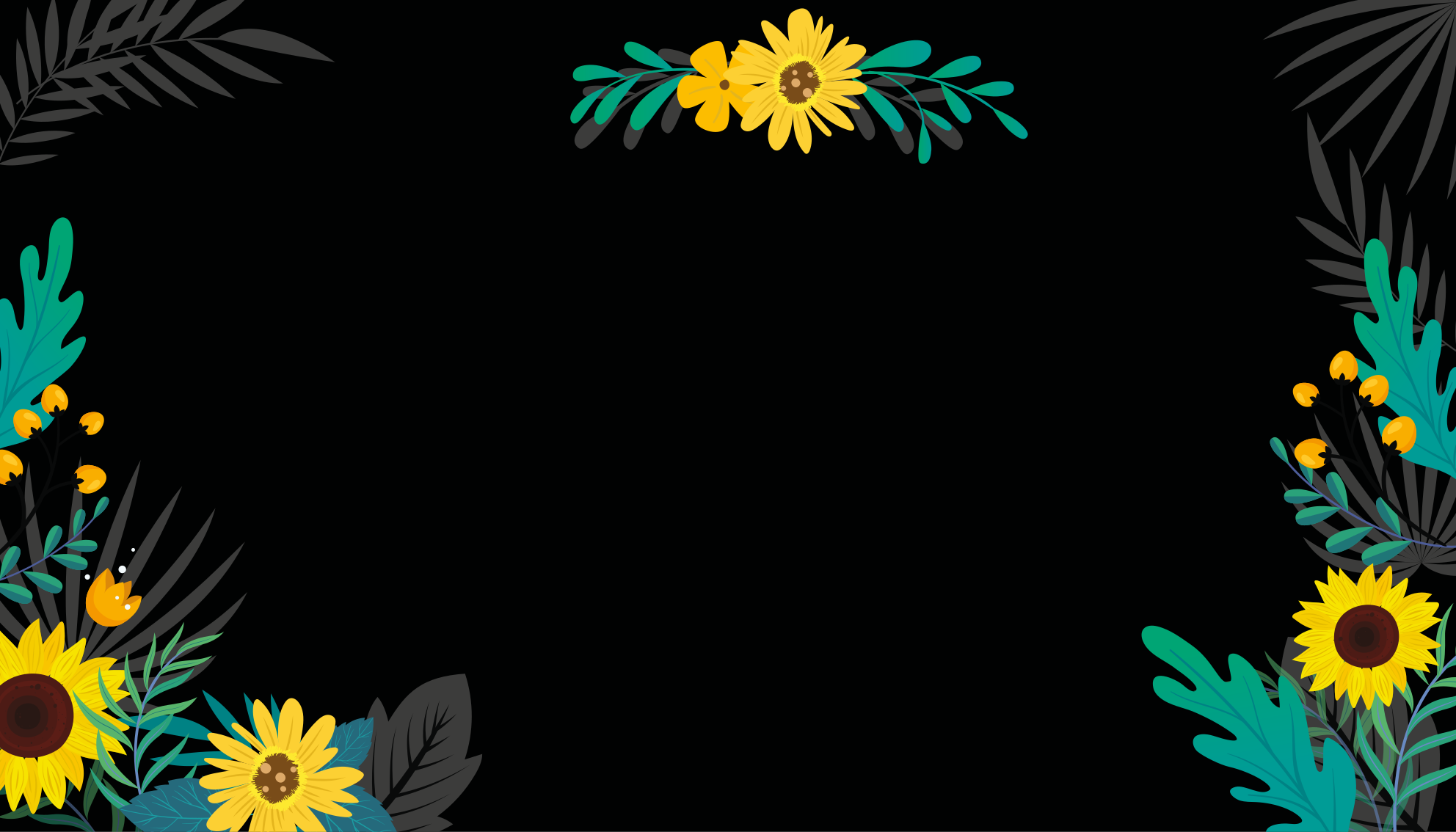 Vinyl teppich blumen helle blumenpracht - TenStickers