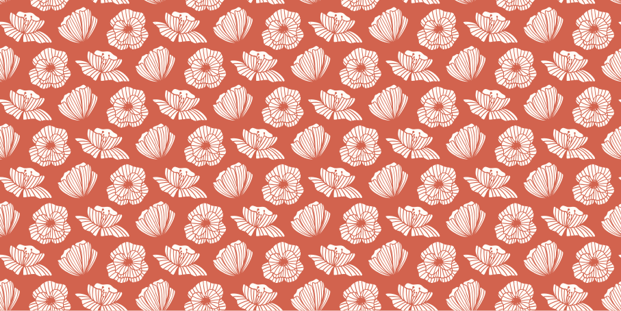 Vinyl Teppich Blumen florales element - TenStickers