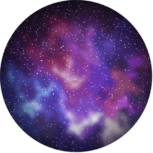 Vinyl Teppich Sterne galaxie inspiriert - TenStickers