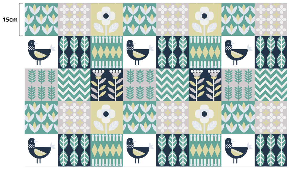 Vinyl Teppich Küche Norwegischer stil - TenStickers