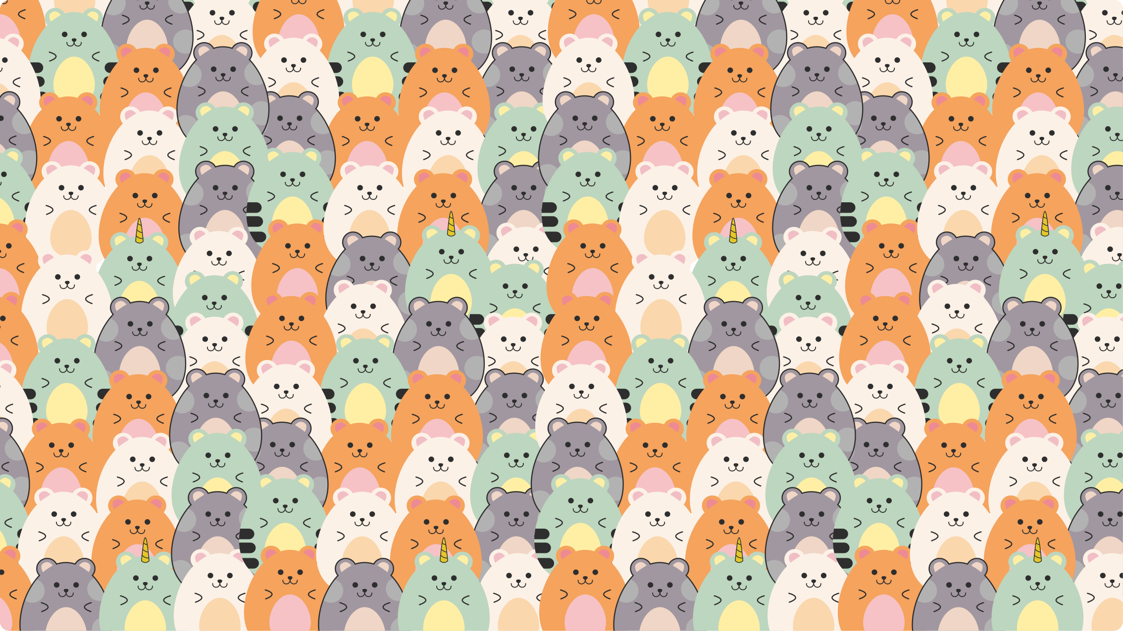 Vinyl Teppich Eingang entzückende tierausdrücke - TenStickers