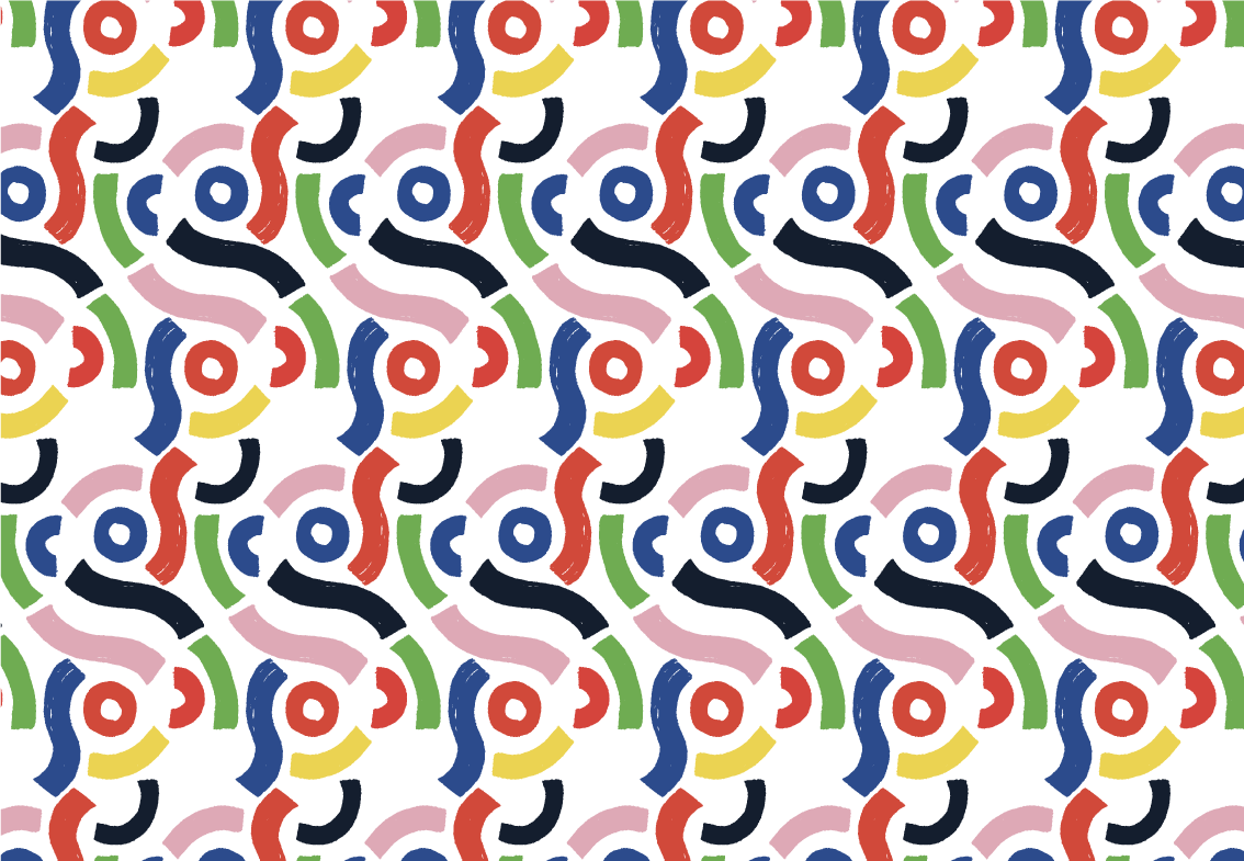 Vinylteppich Mosaik lebendige geometrische formen - TenStickers