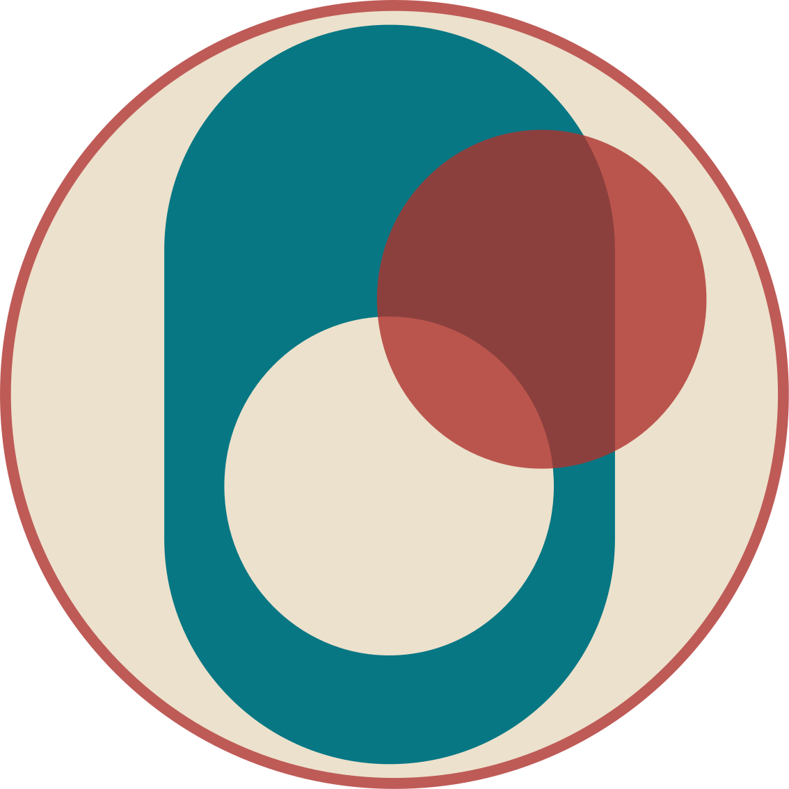 Vinyl Teppich modern kreise in harmonie - TenStickers