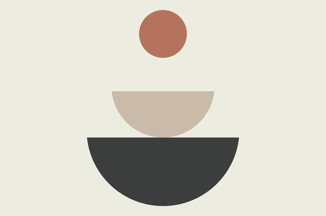 Vinylteppich geometrisch Brunnen abstrakte kunst - TenStickers