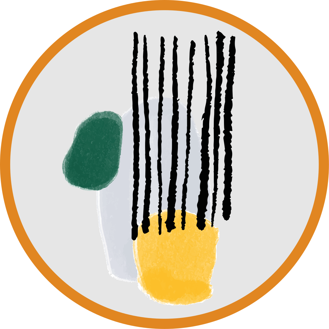 Vinyl Teppich minimalistisch geometrische farbsegmente - TenStickers