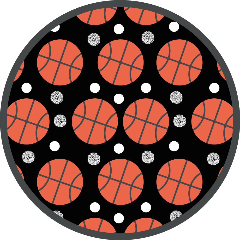 Vinyl Teppich Spiele basketballbälle - TenStickers