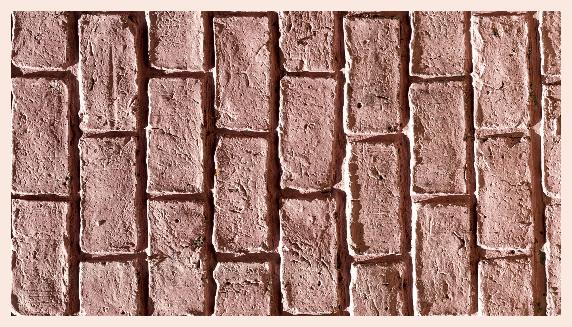 Vinylteppich Steinoptik rustikales ziegelmuster - TenStickers