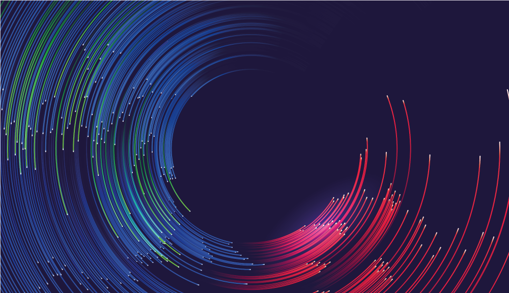 Vinyl Teppich modern wirbelnde farbwellen - TenStickers