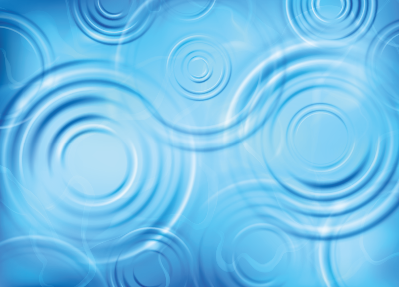 Vinyl Teppich Textur wasserwelleneffekt - TenStickers