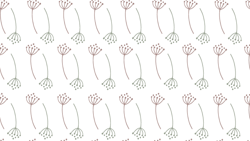 Vinyl Teppich Blumen florales stielmuster - TenStickers
