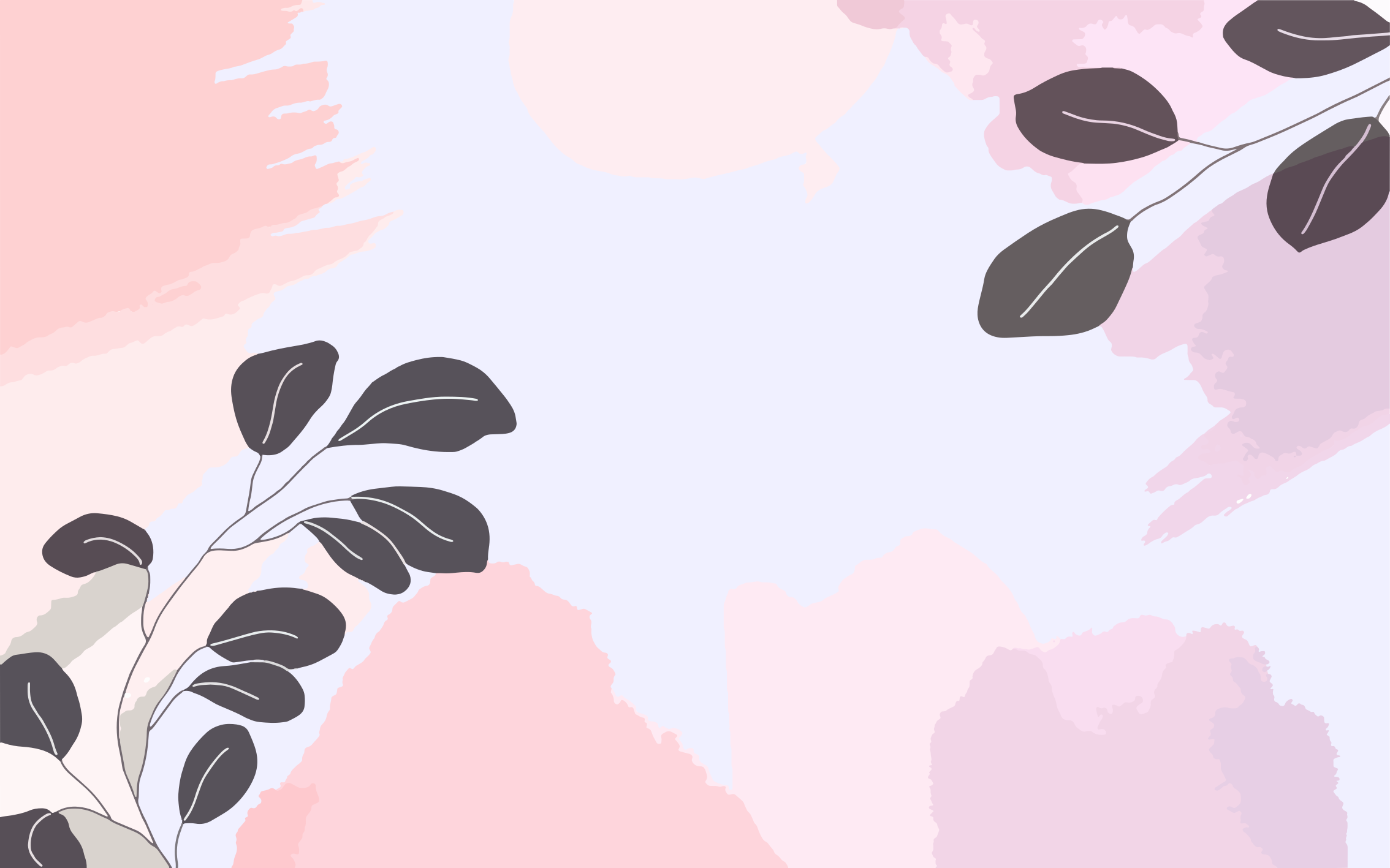 Vinyl Teppich Blumen elegantes blattmuster - TenStickers