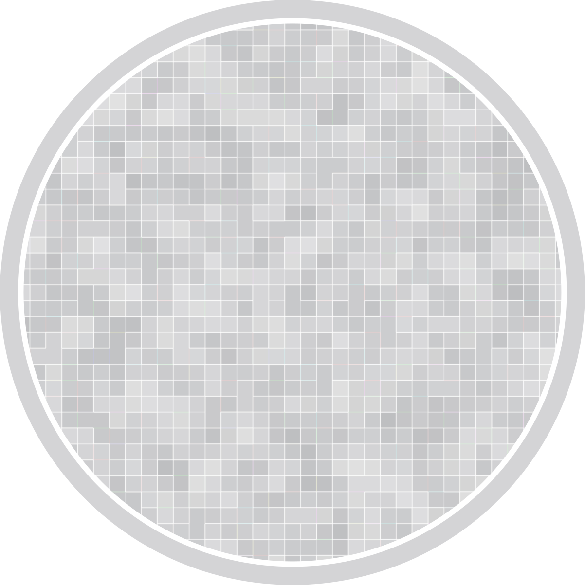 Vinyl Teppich Bad elegantes mosaikmuster - TenStickers