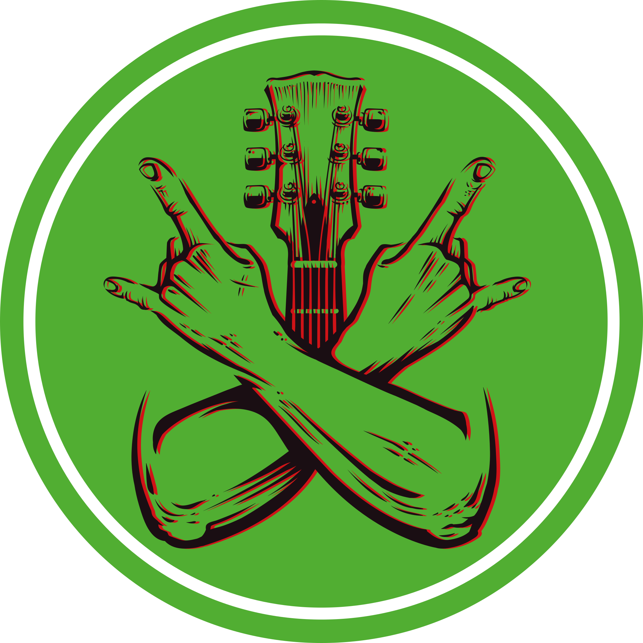 Vinyl Teppich rund schaukelgeste kunstwerk - TenStickers