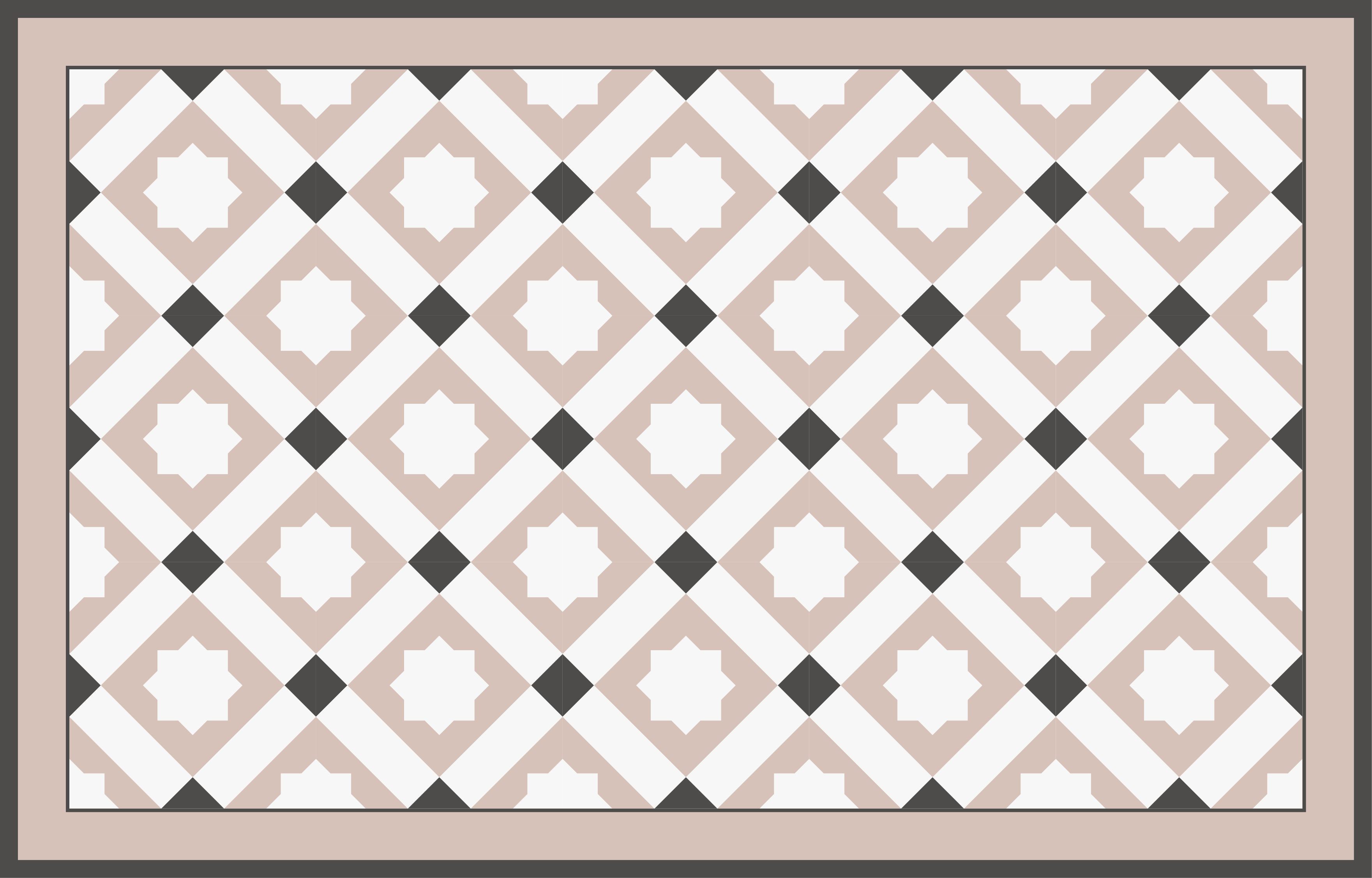 Vinyl Teppich Küche geometrisches Sternenmuster - TenStickers