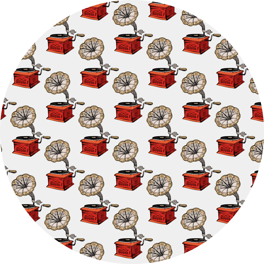 Vinyl teppich textur retro musikboxen - TenStickers