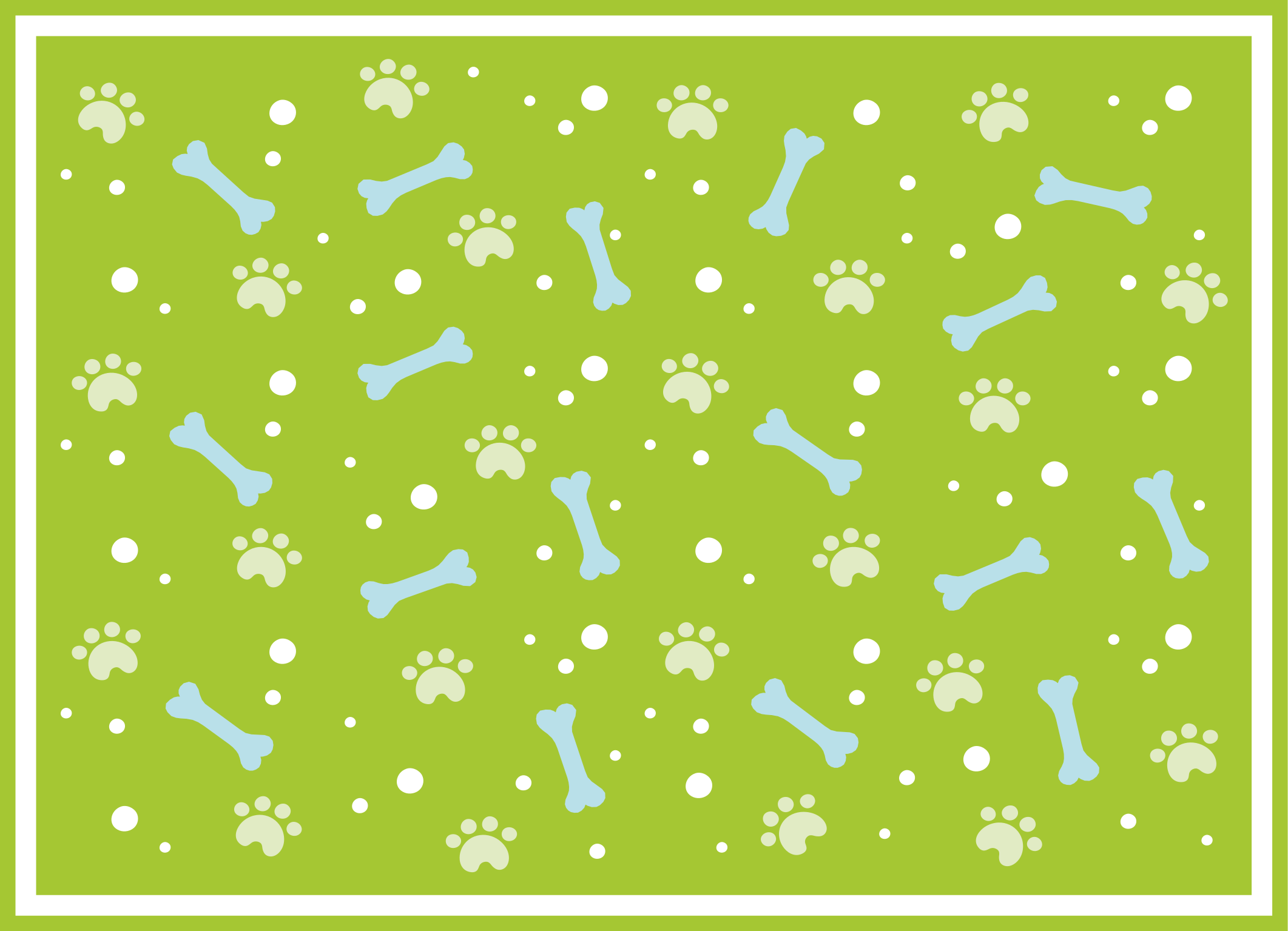 Vinyl Teppich Tiere pfotenabdruck-stil - TenStickers