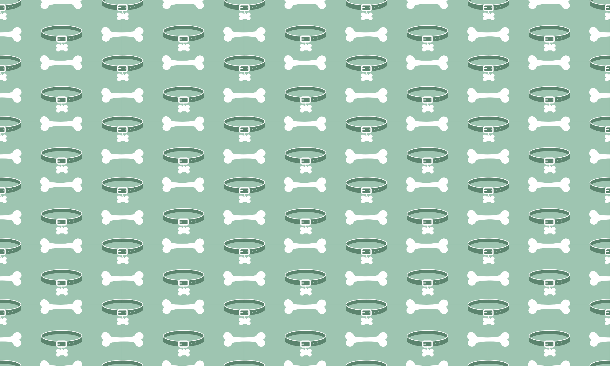 Vinyl Teppich Tiere hundeknochenmuster - TenStickers